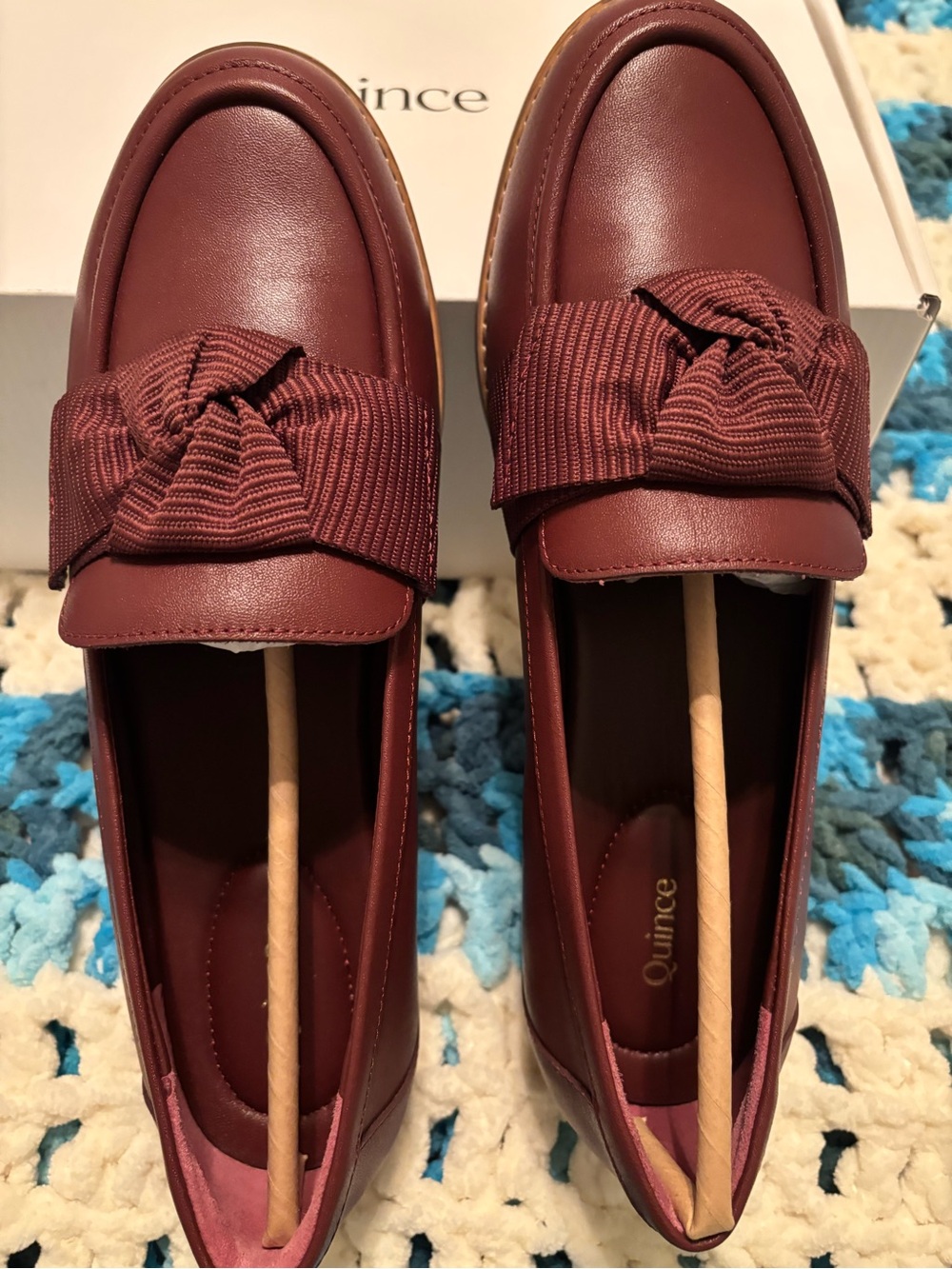Quince Bow Penny Loafers
